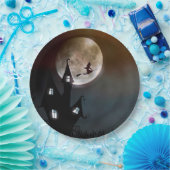 ウィッ飛んでいるチハッピーハローウィン紙プレート ペーパープレート (パーティー)