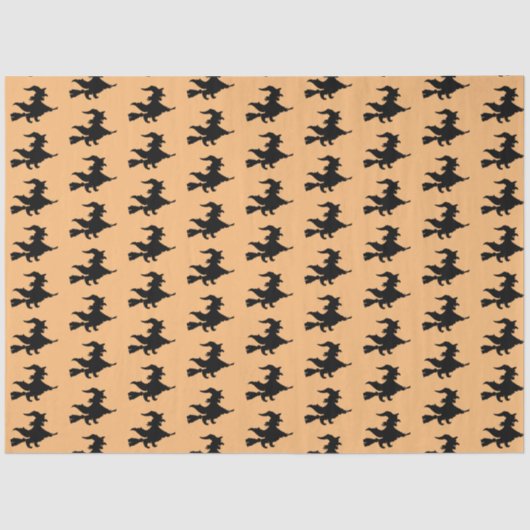 ウィッ飛んでいるチハロウィーンティッシュペーパー 薄葉紙 (正面)