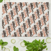 ウィティクロウアールヌーボーキッチンタオル キッチンタオル (折り畳み)