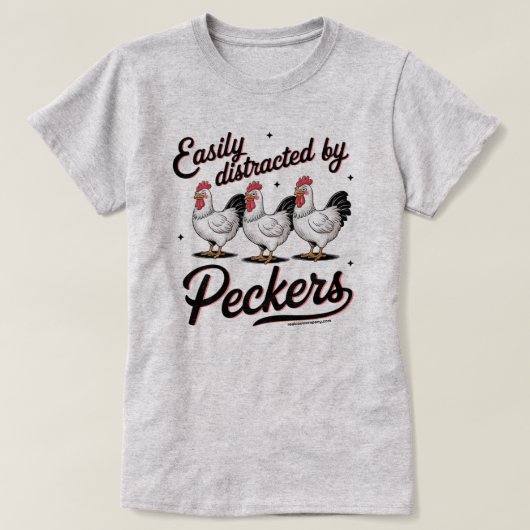 ウィティグラフィックティーと姿勢 – Sassy Tee Tシャツ (デザイン正面)