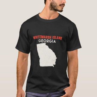 ウィティマルシュアイランドジョージアUSA州アメリカントラベル Tシャツ