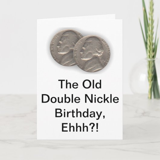 ウィティ55番目の誕生日カード カード (正面)