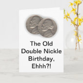 ウィティ55番目の誕生日カード カード (黄色い花)