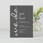 ウィドゥシンプルエレガンス結婚式招待状 招待状 (スタンド正面)