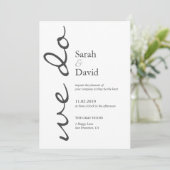 ウィドゥシンプルエレガンス結婚式招待状 招待状 (スタンド正面)