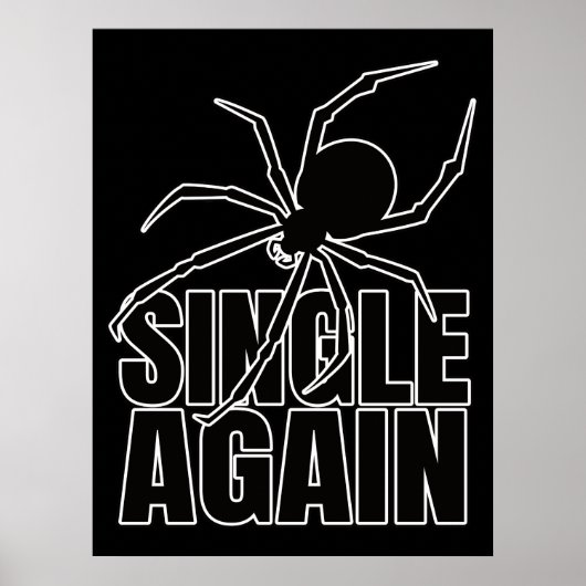 ウィドウ・スパイダー毒クモ – くも学ギーク ポスター (正面)