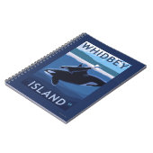 ウィドビー島、ワシントンオルカ、カーフ ノートブック (左側)