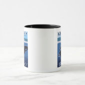 ウィドビー島、ワシントンオルカ、カーフ マグカップ (中央)