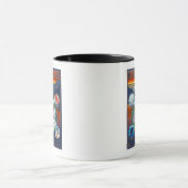 ウィドビー島,ワシントン風光明媚な旅行ポスター マグカップ (中央)