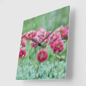 ウィドフラワーズ スクエア壁時計 (傾斜)