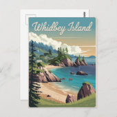 ウィドベイアイランドヴィンテージ ポストカード (正面/裏面)