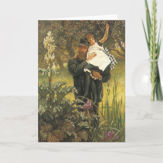 ウィドワーバイティスソヴィンテージビクトリアンポートレートアート カード (正面)