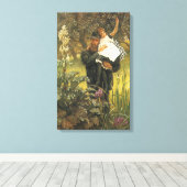 ウィドワーバイティスソヴィンテージビクトリアンポートレートアート キャンバスプリント (インサイチュ (ウッドフロア))