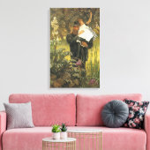 ウィドワーバイティスソヴィンテージビクトリアンポートレートアート キャンバスプリント (インサイチュ (リビング))