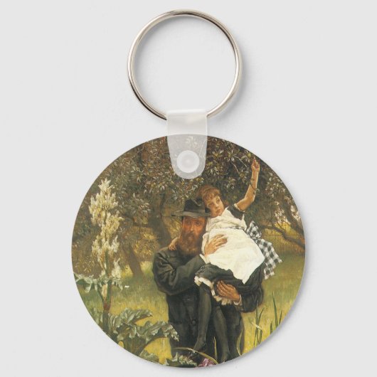 ウィドワーバイティスソヴィンテージビクトリアンポートレートアート キーホルダー (正面)