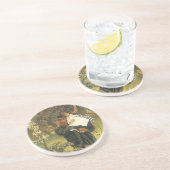 ウィドワーバイティスソヴィンテージビクトリアンポートレートアート コースター (側面)