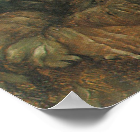 ウィドワーバイティスソヴィンテージビクトリアンポートレートアート ポスター (角)