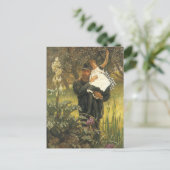 ウィドワーバイティスソヴィンテージビクトリアンポートレートアート ポストカード (スタンド正面)