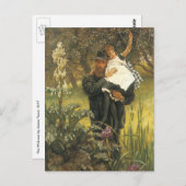 ウィドワーバイティスソヴィンテージビクトリアンポートレートアート ポストカード (正面/裏面)