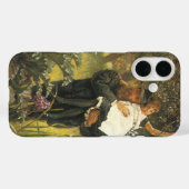 ウィドワーバイティスソヴィンテージビクトリアンポートレートアート Case-Mate iPhoneケース (裏面 (横))