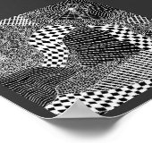 ウィドーズくもの巣ブラック ポスター (角)