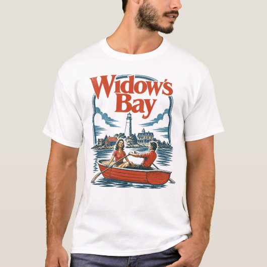 ウィドーズベイ ヴィンテージ デザイン アート Tシャツ (正面)