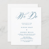 ウィドー結婚式招待状 (正面/裏面)