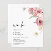 ウィドー結婚式招待状 |アナベス (正面/裏面)