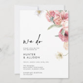 ウィドー結婚式招待状 |アナベス 招待状 (正面)