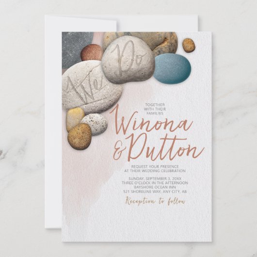 ウィドー結婚式招待状 招待状 (正面)