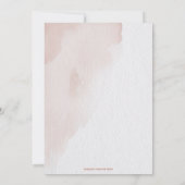 ウィドー結婚式招待状 招待状 (裏面)