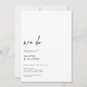 ウィドー結婚式招待状 招待状 (正面)