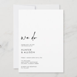 ウィドー結婚式招待状 招待状