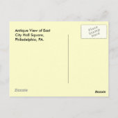 ウィナマカーを含むフィラデルフィアのペンシルバニアビュー ポストカード (裏面)