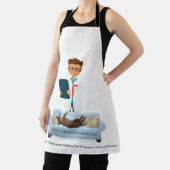 ウィナーおもしろいドグオールオーバープリントエプロン エプロン (インサイチュ)