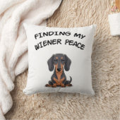 ウィナーのピースを見つけるダッおもしろいシュントのギフト クッション (ブランケット)