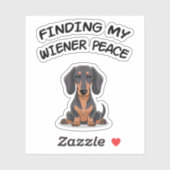 ウィナーのピースを見つけるダッおもしろいシュントのギフト シール (シート)