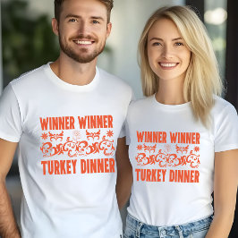 ウィナーウィナーターキーディナーTシャツ Tシャツ