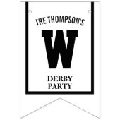 ウィナーズサークルカラフルダービーパーティー装飾 バンティングフラッグ (第2の旗)