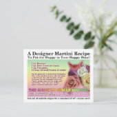 ウィナーズサークルホースレースマルティーニレシピカード ポストカード (スタンド正面)