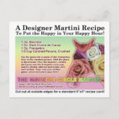ウィナーズサークルホースレースマルティーニレシピカード ポストカード (正面)