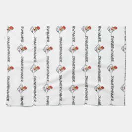 「ウィナーディナー」グリルタオルオリンピアのエプロン キッチンタオル