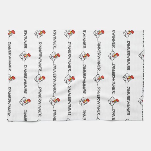 「ウィナーディナー」グリルタオルオリンピアのエプロン キッチンタオル (横)