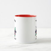 ウィナーワンダーランドダックスシャントドキシークリスマスコーヒー マグカップ (中央)