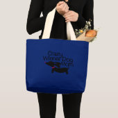 ウィナー熱狂するドッグママトート ラージトートバッグ (正面(商品))