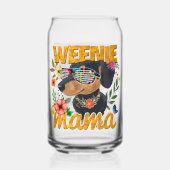 ウィナー犬の飲みガラス ガラス缶 (正面)