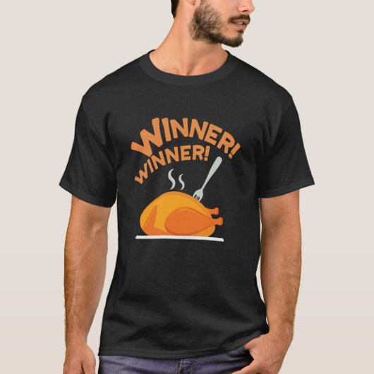 ウィナー ウィナー チキンズ ディナー Tシャツ (正面)