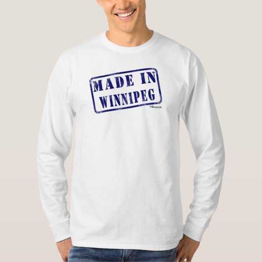 ウィニペグで作られる Tシャツ (正面)