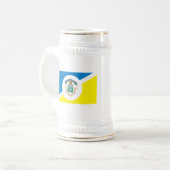 ウィニペグの旗 ビールジョッキ (正面左)