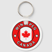 ウィニペグカナダ キーホルダー (正面)
